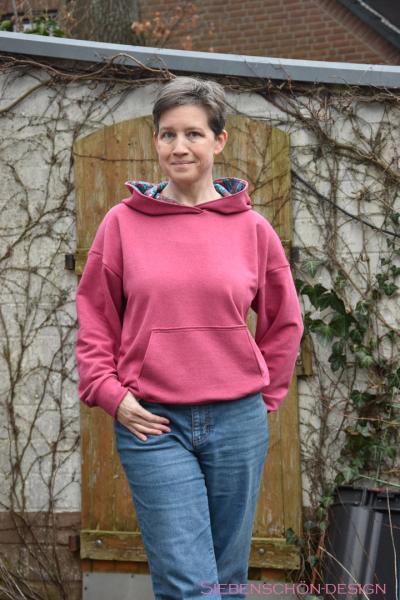 Papierschnittmuster lillesol women No.86 Comfort Hoodie
